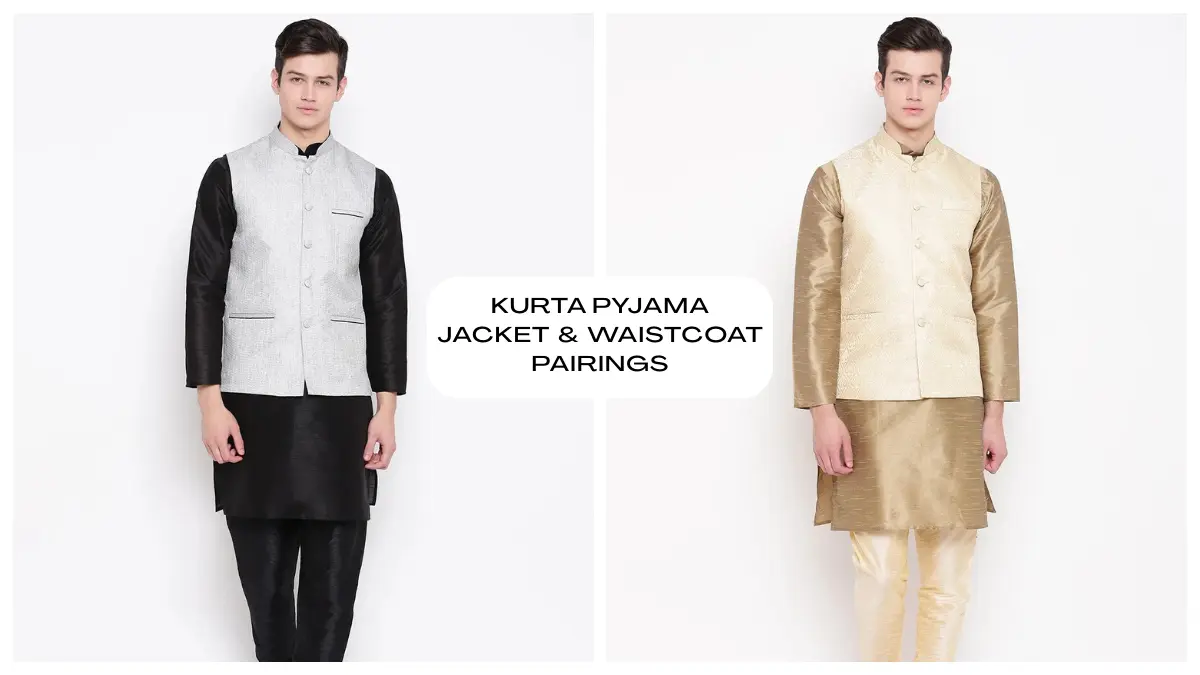 Kurta Pyjama Jacket & Waistcoat